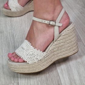Cuñas Davinia Beige