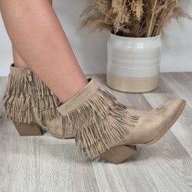 Botín Cáceres Beige Botín Cáceres Beige