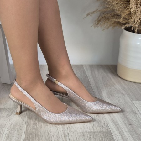 Tacón Desiré Oro