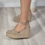 Cuñas Malú Beige