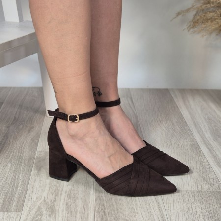 Tacón Valencia Marrón