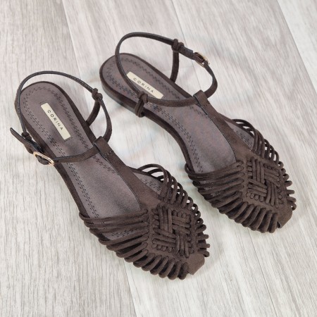 Sandalia Jerez Marrón