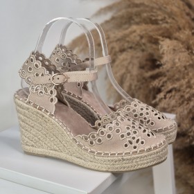 Cuñas Marta Beige