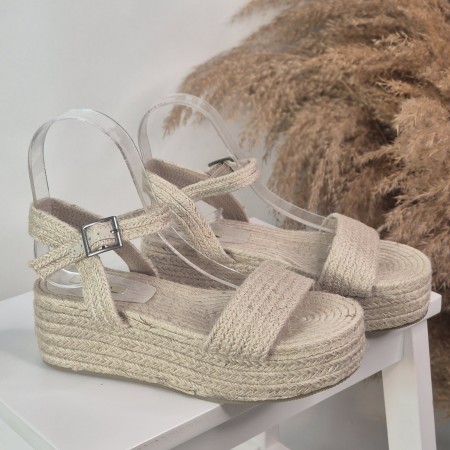 Plataforma Marisol Beige